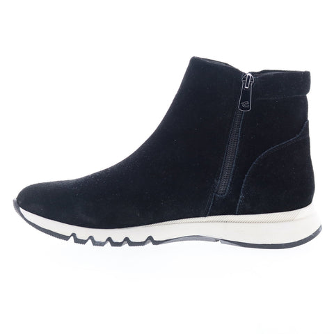 Easy Spirit Ives SEIVES Womens Black Suede Zipper Casual Dress Boots