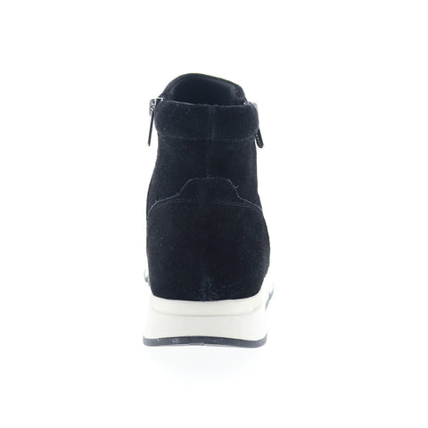 Easy Spirit Ives SEIVES Womens Black Suede Zipper Casual Dress Boots