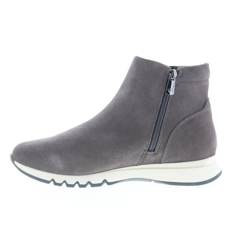 Easy Spirit Ives SEIVES Womens Gray Suede Zipper Casual Dress Boots
