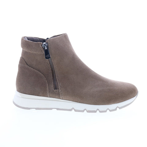 Easy Spirit Ives SEIVES Womens Brown Wide Suede Zipper Casual Dress Boots