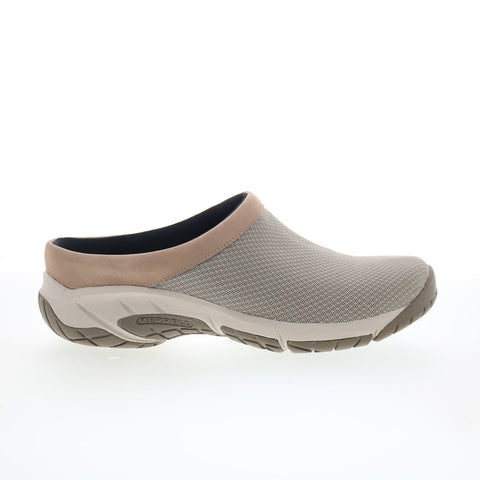 Merrell Encore Breeze 4 J000552 Womens Gray Canvas Loafer Flats Shoes