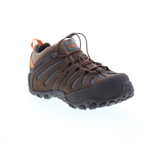 Merrell Chameleon Flux Stretch Carbon Fiber Mens Brown Athletic Shoes