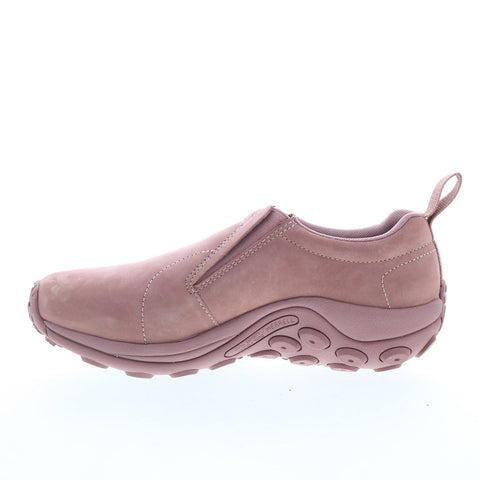 Merrell Jungle Moc J003410 Womens Pink Nubuck Slip On Clog Flats Shoes