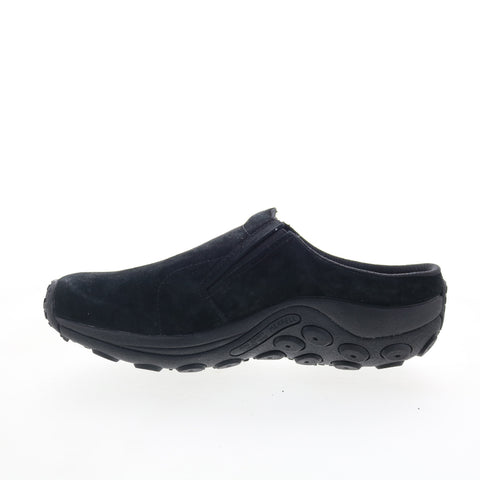 Merrell Jungle Slide J003966 Womens Black Nubuck Slip On Clog Flats Shoes
