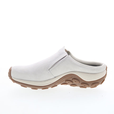 Merrell Jungle Slide J003972 Womens White Nubuck Slip On Clog Flats Shoes