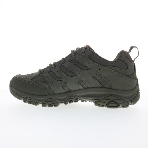 Merrell Moab 3 Tactical J004117 Mens Green Leather Athletic Tactical Shoes