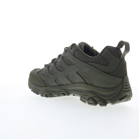 Merrell Moab 3 Tactical J004117 Mens Green Leather Athletic Tactical Shoes