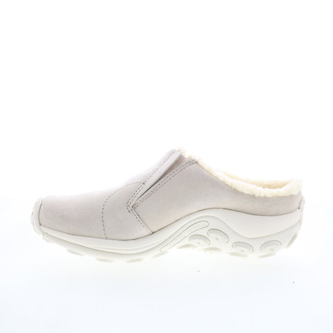 Merrell Jungle Slide Cozy J004632 Womens Beige Nubuck Clog Flats Shoes