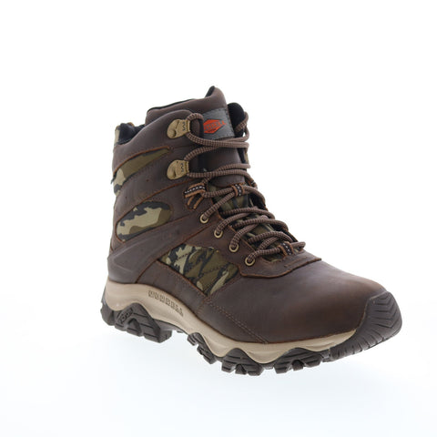 Merrell Moab 2 Timber 6" Waterproof J004651 Mens Brown Leather Work Boots