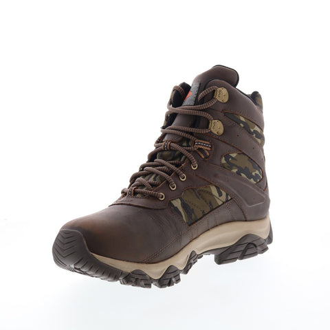 Merrell Moab 2 Timber 6" Waterproof J004651 Mens Brown Leather Work Boots