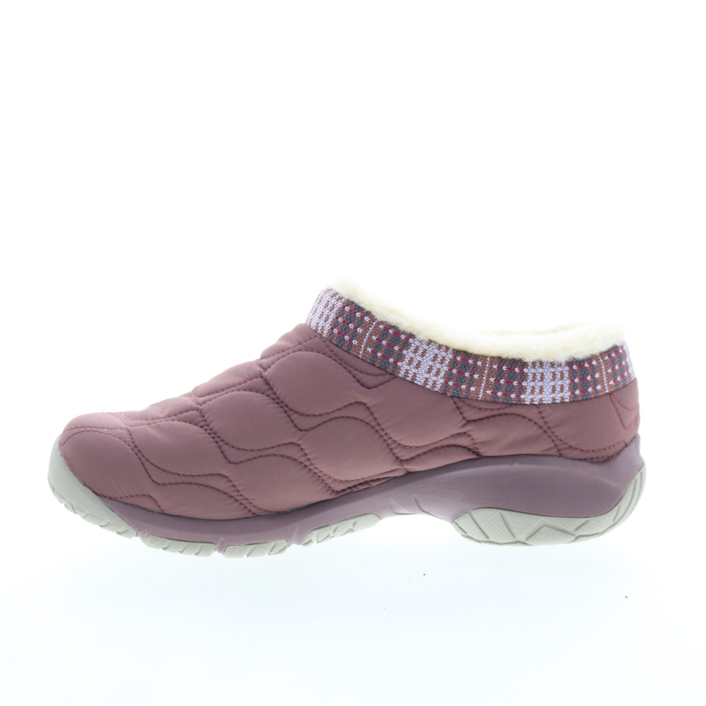 Merrell Encore Ice 4 Puff J004866 Womens Pink Canvas Clog Flats Shoes ...