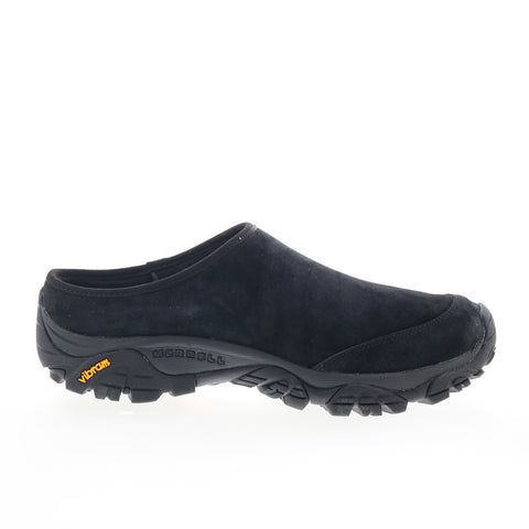 Merrell Moab Retro Slide 1TRL J005306 Womens Black Nubuck Clog Flats Shoes