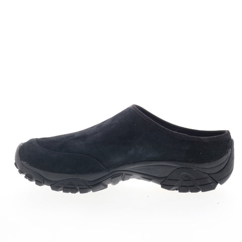 Merrell Moab Retro Slide 1TRL J005306 Womens Black Nubuck Clog Flats Shoes