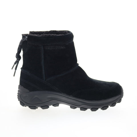 Merrell Winter Pull On J005352 Womens Black Suede Winter Boots