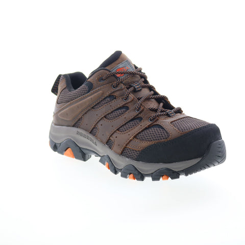Merrell Moab Vertex 2 Carbon Fiber Mens Brown Wide Athletic Work Shoes