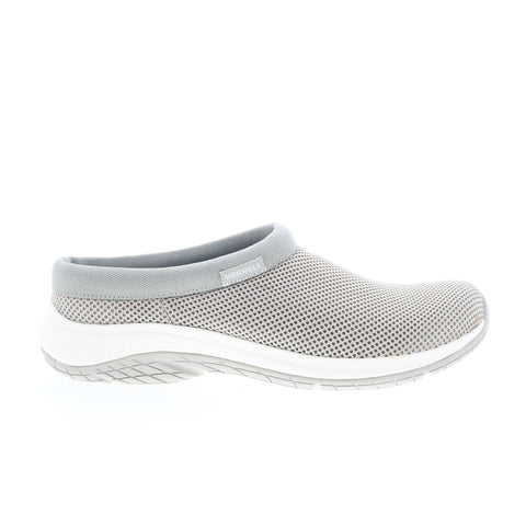Merrell Encore Breeze 5 J005510 Womens Gray Wide Canvas Clog Flats Shoes