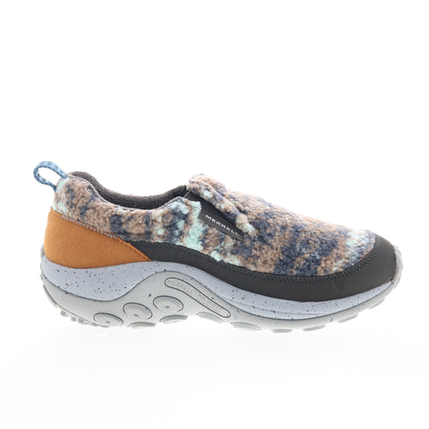 Merrell Jungle Moc Snug J006054 Womens Brown Canvas Slip On Clog Flats Shoes