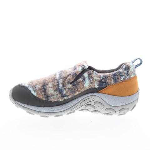 Merrell Jungle Moc Snug J006054 Womens Brown Canvas Slip On Clog Flats Shoes