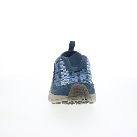 Merrell Jungle Moc Evo Woven J008410 Womens Blue Loafer Flats Shoes