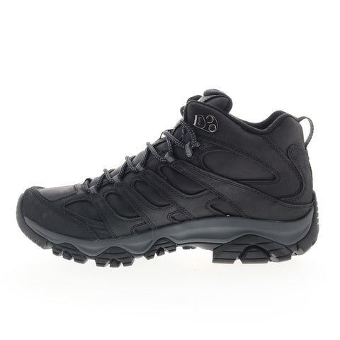 Merrell Moab 3 Mid Prime WP J035761 Mens Black Leather Lace Up Hiking Boots