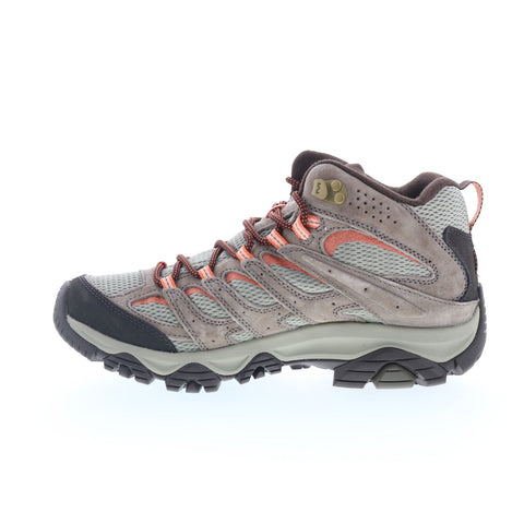 Merrell Moab 3 Mid Waterproof J035848 Womens Gray Wide Hiking Boots