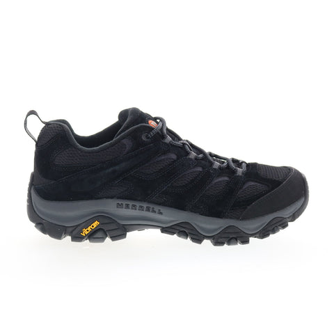 Merrell Moab 3 J035875 Mens Black Wide Suede Athletic Hiking Shoes