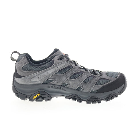Merrell Moab 3 J035881 Mens Gray Wide Suede Lace Up Athletic Hiking Shoes