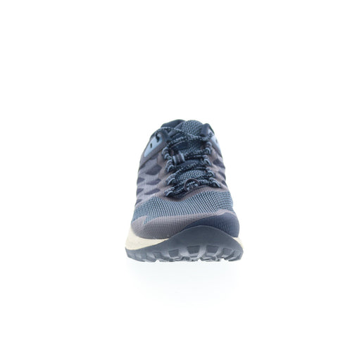 Merrell Nova 3 J037153 Mens Blue Canvas Lace Up Athletic Hiking Shoes