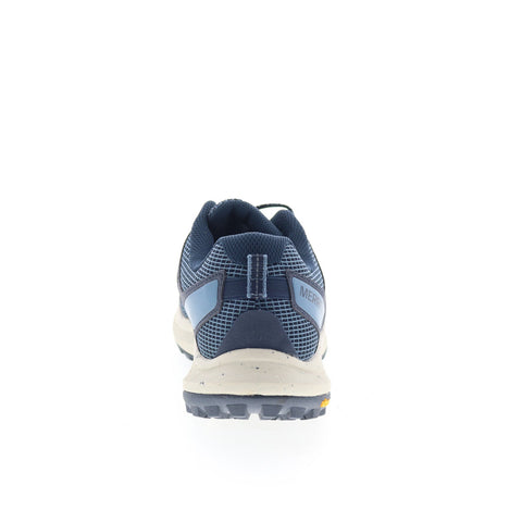 Merrell Nova 3 J037153 Mens Blue Canvas Lace Up Athletic Hiking Shoes