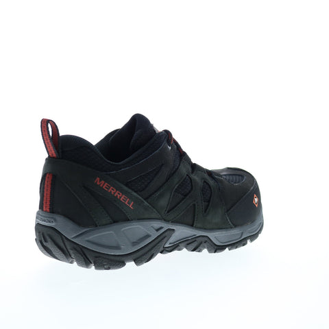 Merrell Siren Alloy Toe J099358 Womens Black Leather Athletic Work Shoes