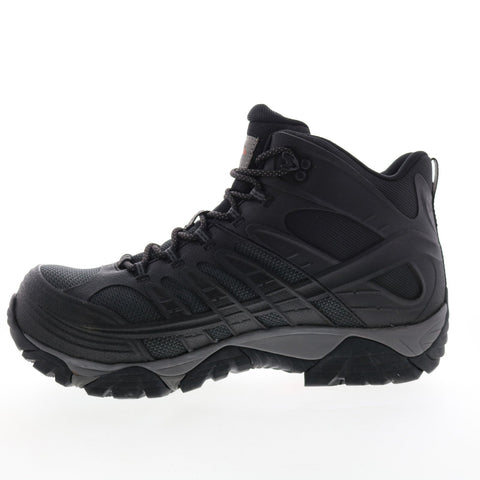 Merrell Moab Velocity Mid WP Carbon Fiber J099429 Mens Black Work Boots
