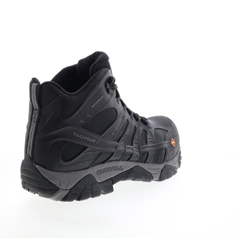 Merrell Moab Velocity Mid WP Carbon Fiber J099429 Mens Black Work Boots