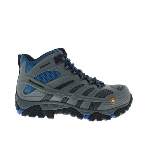 Merrell Moab Velocity Mid Waterproof Mens Gray Wide Work & Safety Boots