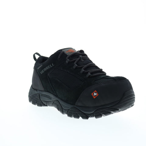 Merrell Moab Onset WP Composite Toe Mens Black Wide Athletic Work Shoes