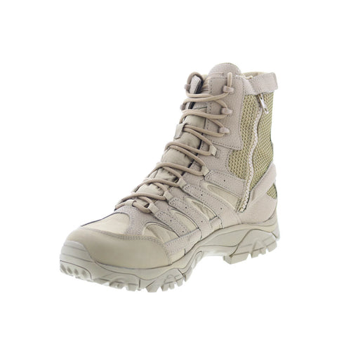 Merrell Moab 2 8" Tactical Waterproof Mens Beige Leather Tactical Boots