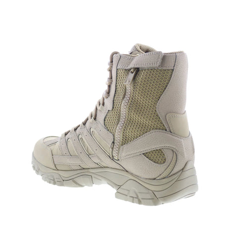 Merrell Moab 2 8" Tactical Waterproof Mens Beige Leather Tactical Boots