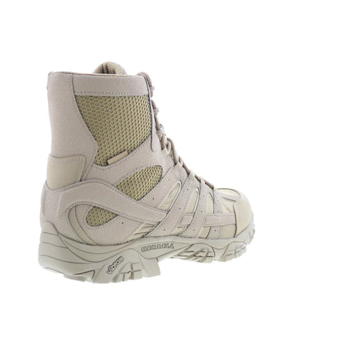 Merrell Moab 2 8" Tactical Waterproof Mens Beige Leather Tactical Boots