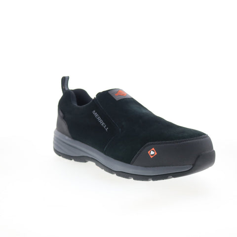Merrell Windoc Moc Steel Toe J17827 Mens Black Suede Work & Safety Shoes