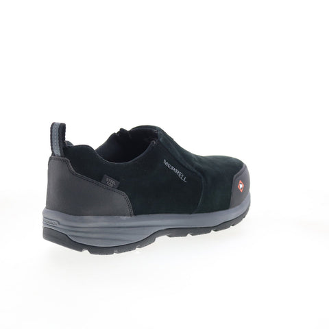 Merrell Windoc Moc Steel Toe J17827 Mens Black Suede Work & Safety Shoes