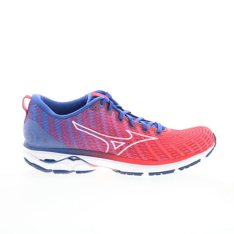 Mizuno Wave Rider 23 J1GD195201 Womens Red Mesh Athletic Running Shoes