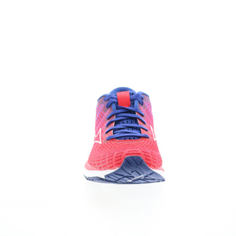 Mizuno Wave Rider 23 J1GD195201 Womens Red Mesh Athletic Running Shoes