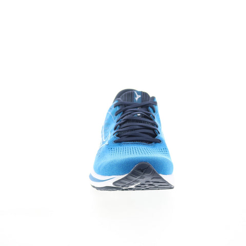 Mizuno Wave Rider 25 J1GD210322 Womens Blue Mesh Athletic Running Shoes