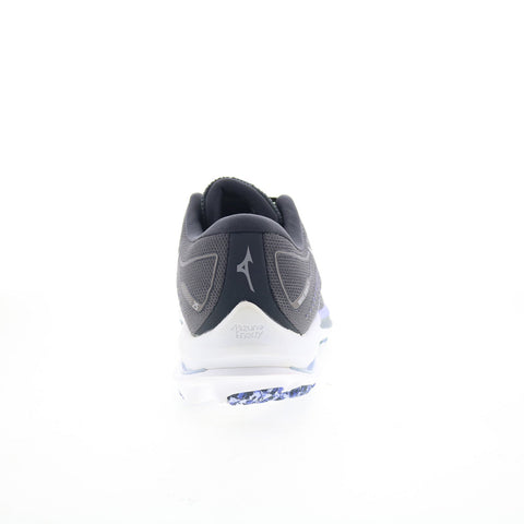Mizuno Wave Rider 25 J1GD210393 Womens Gray Canvas Athletic Running Shoes