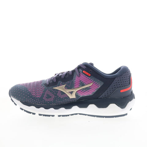 Mizuno Wave Horizon 5 J1GD212642 Womens Blue Mesh Athletic Running Shoes