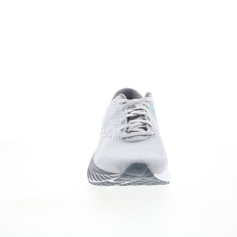 Mizuno Wave Inspire 19 J1GD234424 Womens Gray Canvas Athletic Running Shoes