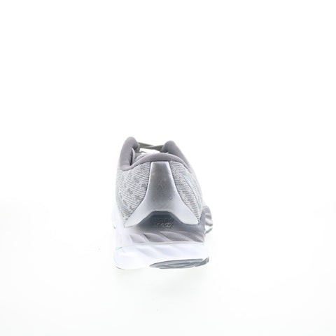 Mizuno Wave Inspire 19 J1GD234424 Womens Gray Canvas Athletic Running Shoes
