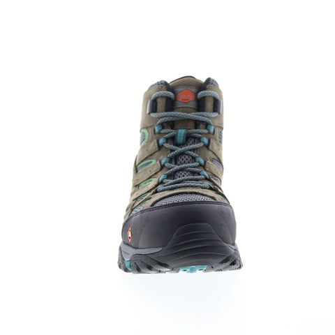 Merrell Moab Vertex Mid Waterproof Composite Toe Womens Gray Work Boots