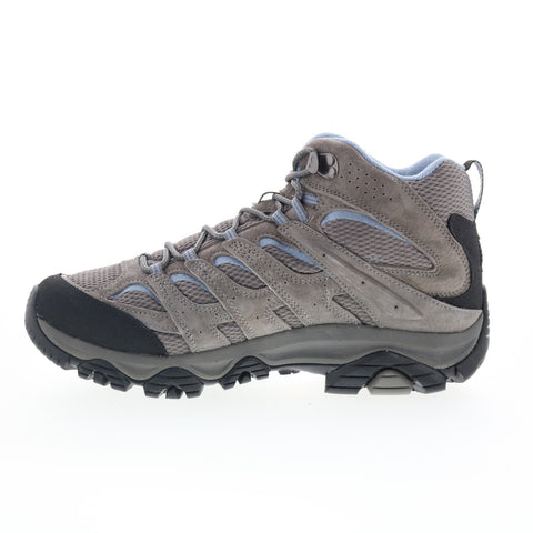 Merrell Moab 3 Mid Waterproof J500162 Womens Gray Wide Athletic Hiking Shoes