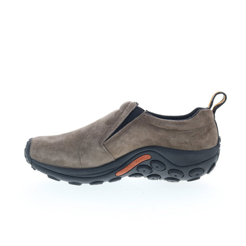 Merrell Jungle Moc J60788 Womens Gray Suede Slip On Loafer Flats Shoes