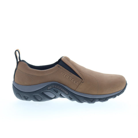 Merrell Junglel Moc J60831 Mens Brown Nubuck Loafers & Slip Ons Casual Shoes